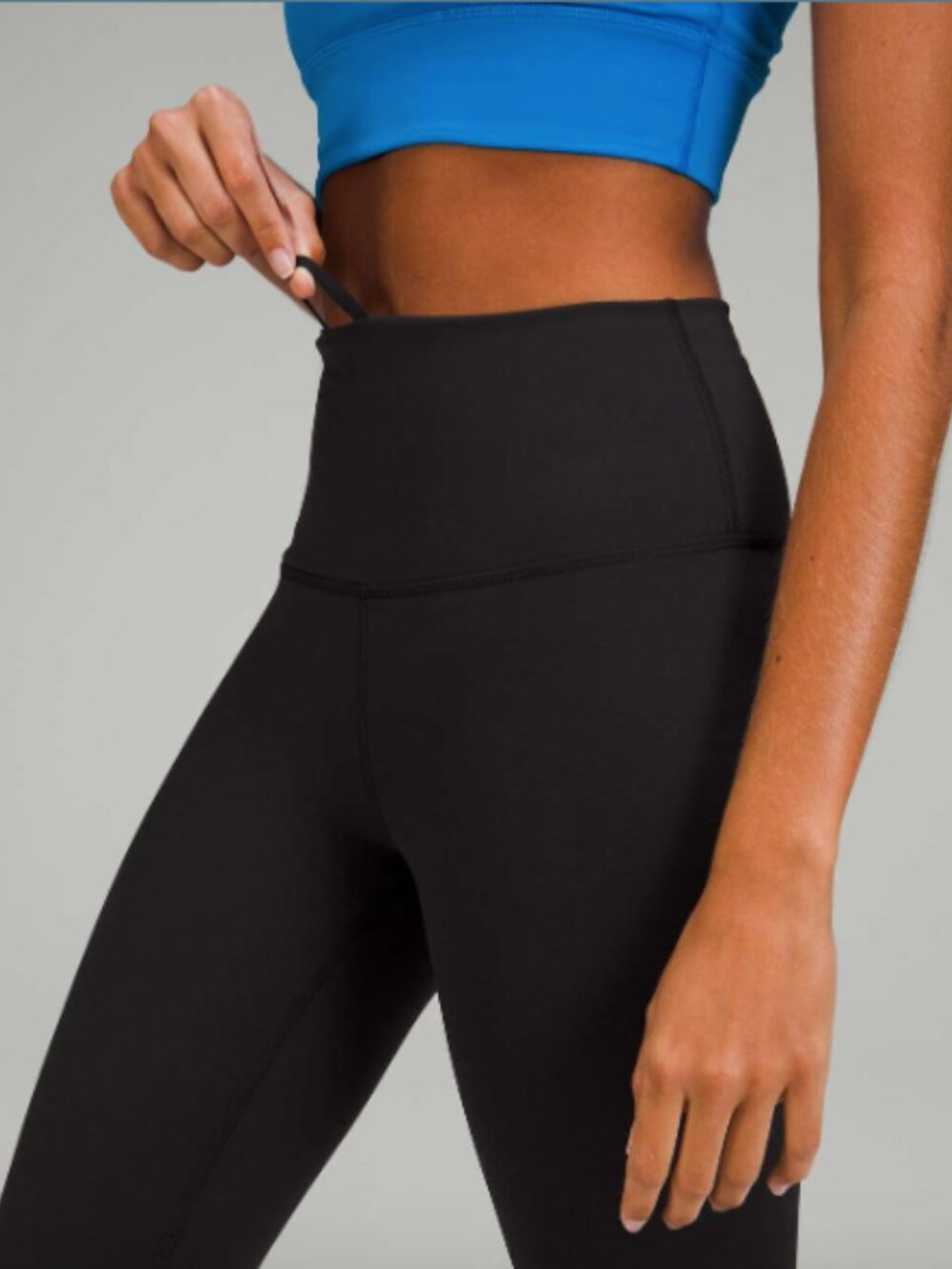 Lululemon Wunder Train High-Rise Tight 25" Black Leggings Ankle Length - Picture 3 of 11